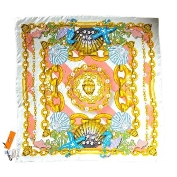 Kurt Geiger Multicolor 100% Silk Scarf - Picture 1 of 4